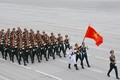 Đoàn Việt Nam hợp luyện chuẩn bị tham gia Lễ duyệt binh trên Quảng trường Đỏ