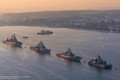 Uy dũng hạm đội tàu chiến Nga trấn giữ Biển Đen