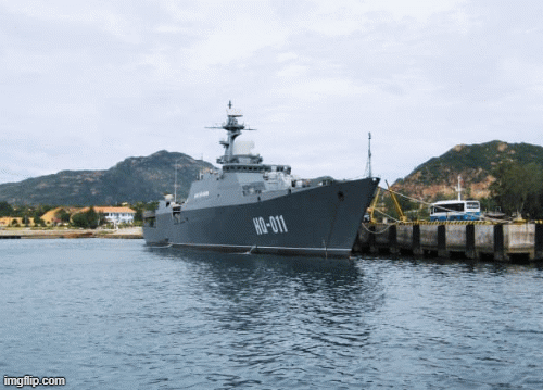 Chiến hạm Gepard 3.9 Việt Nam từng được sơn những màu nguỵ trang nào?