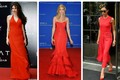 Ngắm mỹ nhân Hollywood diện đầm đỏ siêu quyến rũ