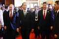 Ảnh: Chủ tịch nước Trần Đại Quang tiếp các nhà lãnh đạo APEC