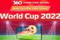 Viettel TV360 có bản quyền tiếp sóng đầy đủ 64 trận World Cup 2022