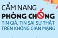 Bộ Thông tin và Truyền thông công bố 'Cẩm nang phòng chống tin giả, tin sai sự thật trên không gian mạng'