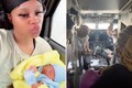 4 hành khách giúp cô gái sinh con ở độ cao 10.000m