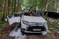 Vụ ôtô bốc cháy trong vườn tràm: Người trên xe đã tử vong