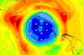 Công bố hình ảnh cực sốc lỗ thủng tầng ozone ở Nam Cực 