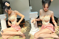 Gái xinh "đất Mỏ" mặc đồ bó chẽn, "lăng-xê" áo corset