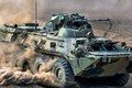 Thiết giáp BTR-82 Nga lại đâm nhau với xe quân sự Mỹ ở Syria
