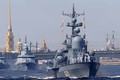Dàn tàu chiến Nga chuẩn bị cho duyệt binh hải quân