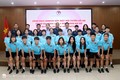 Lãnh đạo LĐBĐVN động viên tuyển nữ Việt Nam trước VL Olympic Paris 2024