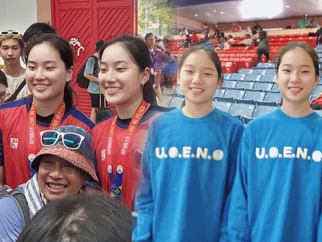 Cặp song sinh Việt kiều Mỹ nổi nhất SEA Games 2023, ảnh chụp lén vẫn tỏa nắng, đẹp trong veo từ bé