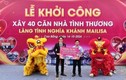 Vợ chồng doanh nhân Mailisa Hoàng Kim Khánh động thổ xây dựng 40 căn nhà tình thương tại Cao Bằng