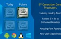 Intel công bố bộ vi xử lý Intel® CoreTM thế hệ thứ 5