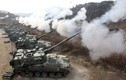 Pháo binh Hàn Quốc dùng "Thần sấm" K9 Thunder thị uy trước Triều Tiên 