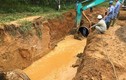 Đã cấp nước trở lại sau sự cố rò rỉ đường ống nước sông Đà
