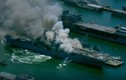 Nóng: Cháy tàu đổ bộ tấn công, căn cứ Hải quân Mỹ náo loạn 