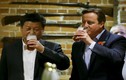Chùm ảnh Thủ tướng Anh đãi bia Chủ tịch Tập Cận Bình 