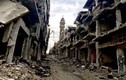 Cảnh đổ nát ở thành phố Homs sau giải phóng