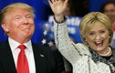 Bà Clinton, ông Trump đứng trước chiến thắng lớn ở 5 bang