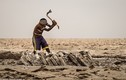 Cảnh lao động nhọc nhằn của thợ mỏ muối Ethiopia 