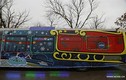 Độc đáo xe buýt Giáng sinh ở Mỹ