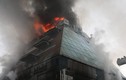 Hiện trường vụ cháy tòa nhà thương mại ở Hàn Quốc