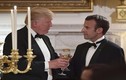 Cận cảnh quốc yến hoành tráng ông Trump “đãi” Tổng thống Pháp
