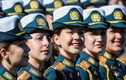 Vẻ đẹp nữ quân nhân Nga trong lễ duyệt binh mừng Ngày Chiến thắng