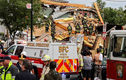 Hiện trường vụ nhà 5 tầng bất ngờ đổ sập hoàn toàn ở Mỹ