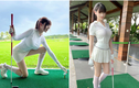 "Thiên thần châu Á" xinh đẹp lên đồ đánh golf khoe body cực phẩm