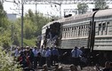 Hiện trường hai tàu hỏa đâm nhau kinh hoàng ở Nga