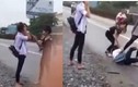 Phẫn nộ clip nữ sinh bị đánh hội đồng giữa đường