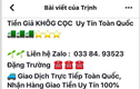 Công khai rao bán tràn lan tiền giả trên mạng