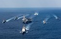 Loạt tàu chiến hùng hậu trong đội hình tàu sân bay của Hải quân Mỹ 