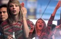 Ca sĩ Taylor Swift cuồng nhiệt cổ vũ bạn trai biểu diễn 