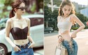 Ngọc Trinh gây nhức mắt với thời trang "nửa kín nửa hở"