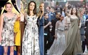 Hai con gái Angelina Jolie mặc váy cũ của mẹ đi sự kiện