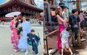 Du lịch Nhật Bản cùng chồng con, Á hậu Thanh Tú đẹp nổi bật