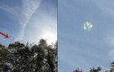 "Bắt quả tang" quả cầu lấp lánh nghi UFO giữa ban ngày 