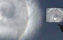 Xôn xao khối mây hình trôn ốc khổng lồ nghi chứa UFO