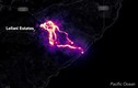 Ngoạn mục cảnh núi lửa Hawaii bùng cháy, chụp từ không gian