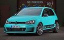 Volkswagen Golf GTI MK7 “quái tính” với sắc xanh mòng két