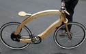 Chi tiết xe đạp điện bằng gỗ cực độc giá 80 triệu