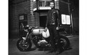 David Beckham làm “lộ hàng” cafe racer Triumph mới