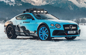 Ngắm xe đua chạy trên băng - Bentley Ice Race Continental GT 