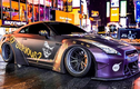 Nissan GT-R R35 Liberty Walk phong cách Joker trên phố Mỹ
