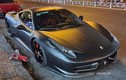 Cận cảnh "hắc mã" Ferrari 458 Italia trên phố Sài Gòn