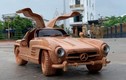 Mercedes 300 SL Gullwing 1955 bằng gỗ, hơn 31 triệu của thợ Việt 