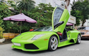 “Bò già” Lamborghini Murcielago xanh cốm kịch độc dạo phố Sài Gòn