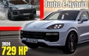  Porsche Cayenne Turbo E-Hybrid 2024, SUV “xanh” mạnh tới 730 mã lực